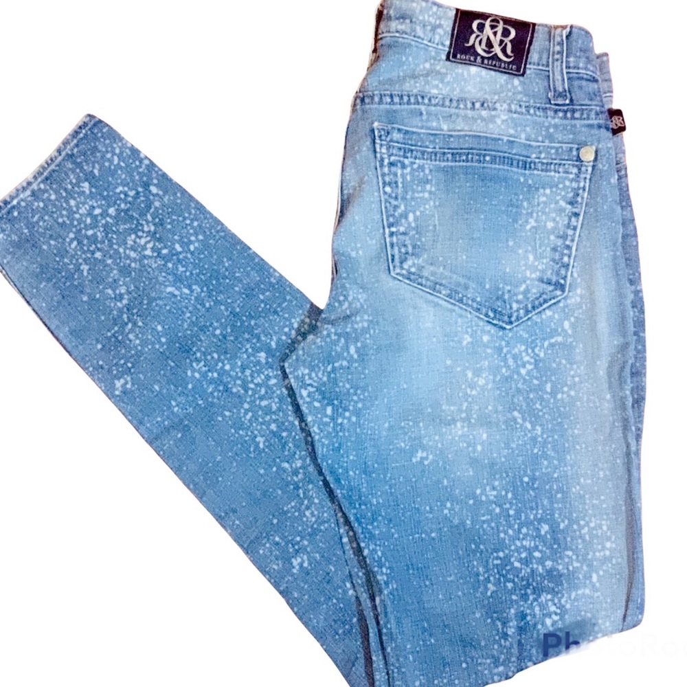 Rock & Republic Emo Acid Wash Jeans Size 0